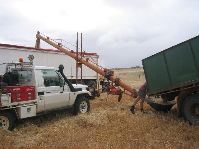 Unloading Crop